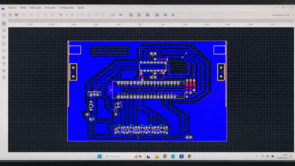 Layout PCB computador