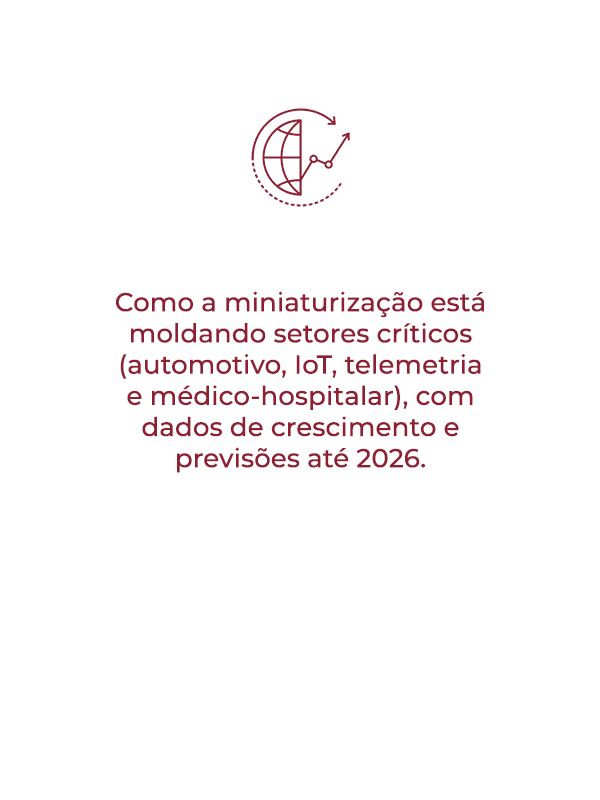 Como a miniaturização está moldando setores críticos.